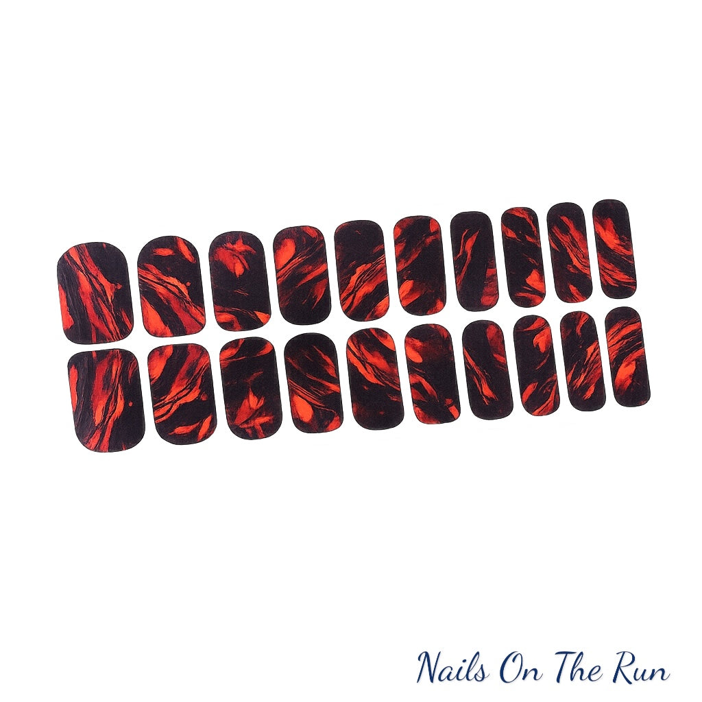 Nail Polish Wraps JK069 | Easy Apply Nail Stickers UK