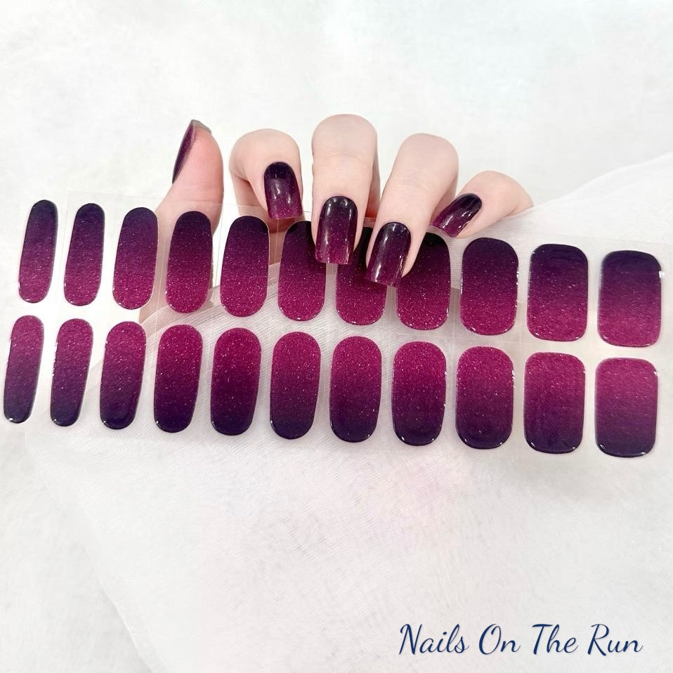 Gel Nail Wraps G131 | No Cure Gel Polish Nail Wraps UK