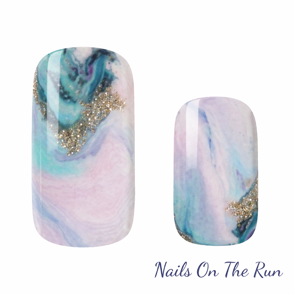 Semi Cured Gel Nail Wraps 034 | Salon Finish Nail Wraps UK