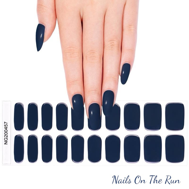 Semi Cured Gel Nail Wraps 457 | Salon Finish Nail Wraps UK