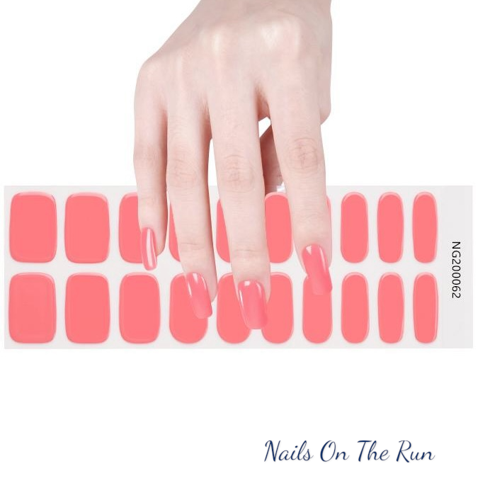 Semi Cured Gel Nail Wraps 062 | Salon Finish Nail Wraps UK - £5.00