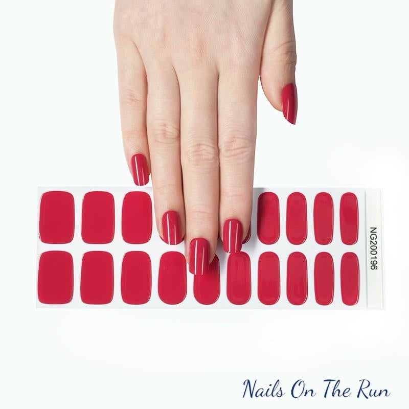 Semi Cured Gel Nail Wraps 196 | Salon Finish Nail Wraps UK