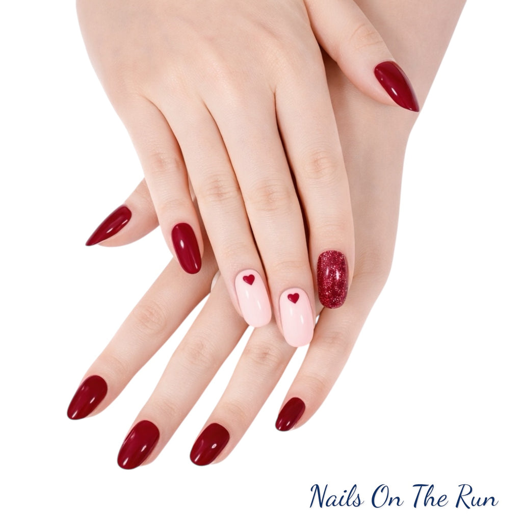 Semi Cured Gel Nail Wraps 699 | Salon Finish Nail Wraps UK