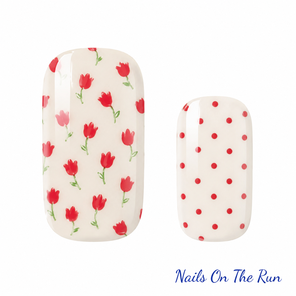 Nail Polish Wraps JK005 | Easy Apply Nail Stickers UK - £2.25