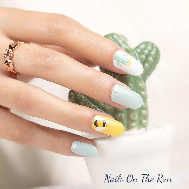 Nail Polish Wraps JK020 | Easy Apply Nail Stickers UK