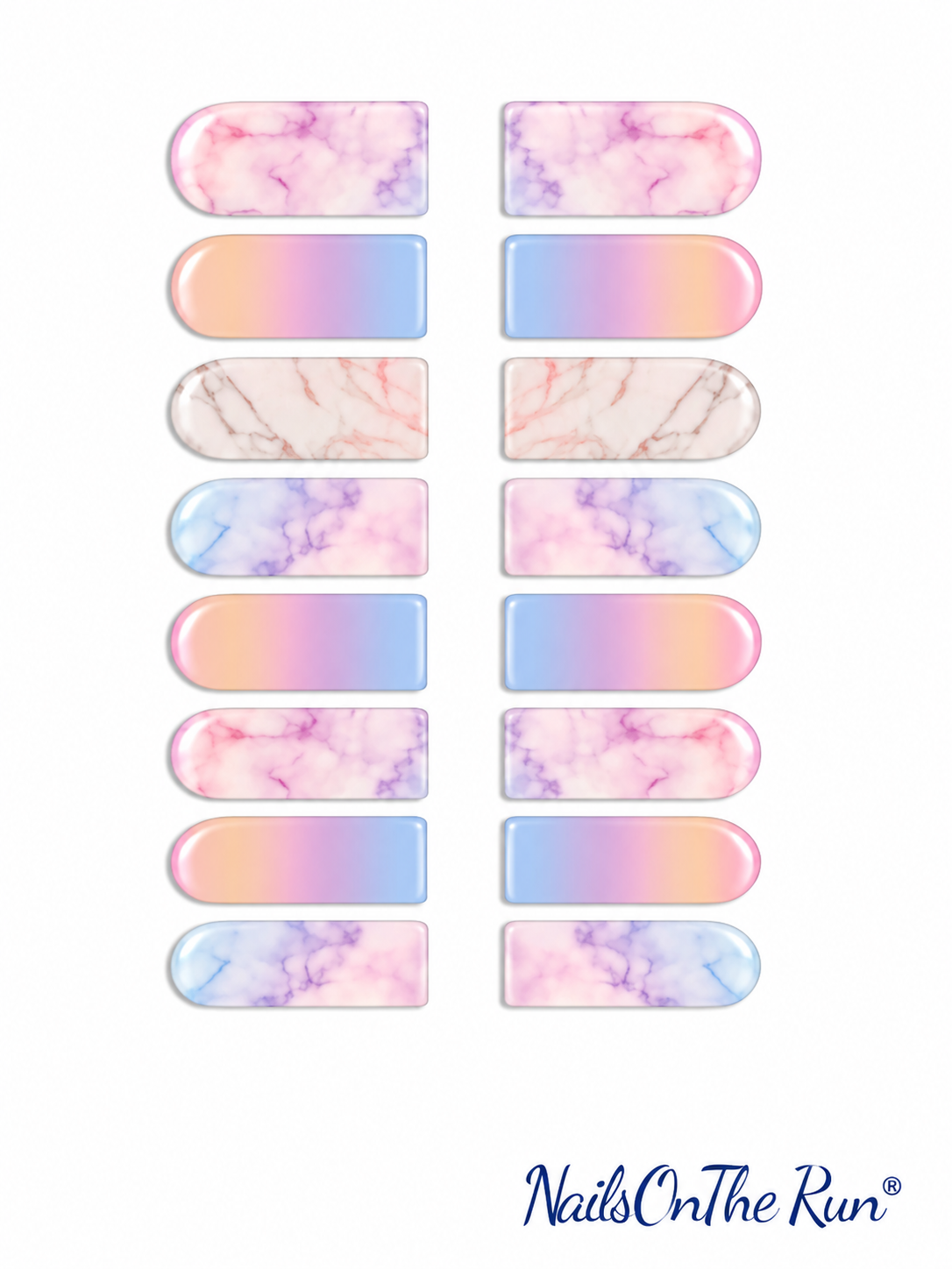 Nail Polish Toe Wraps T29