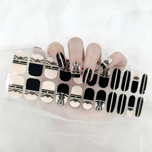 Gel Nail Wraps G175 | No Cure Gel Polish Nail Wraps UK