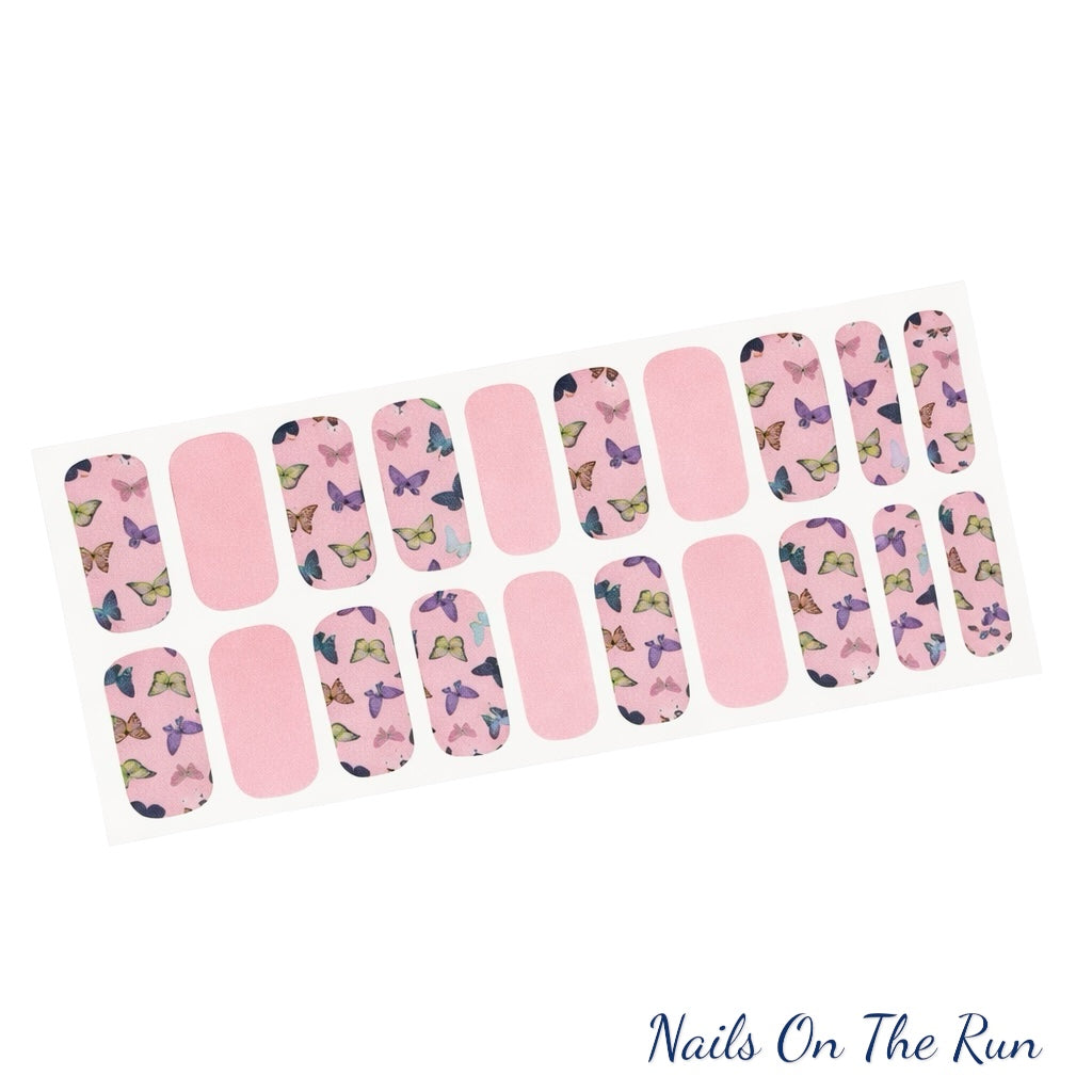 Nail Polish Wraps JK123 | Easy Apply Nail Stickers UK