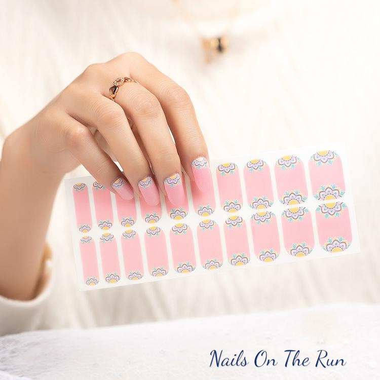 Nail Polish Wraps JK008 | Easy Apply Nail Stickers UK