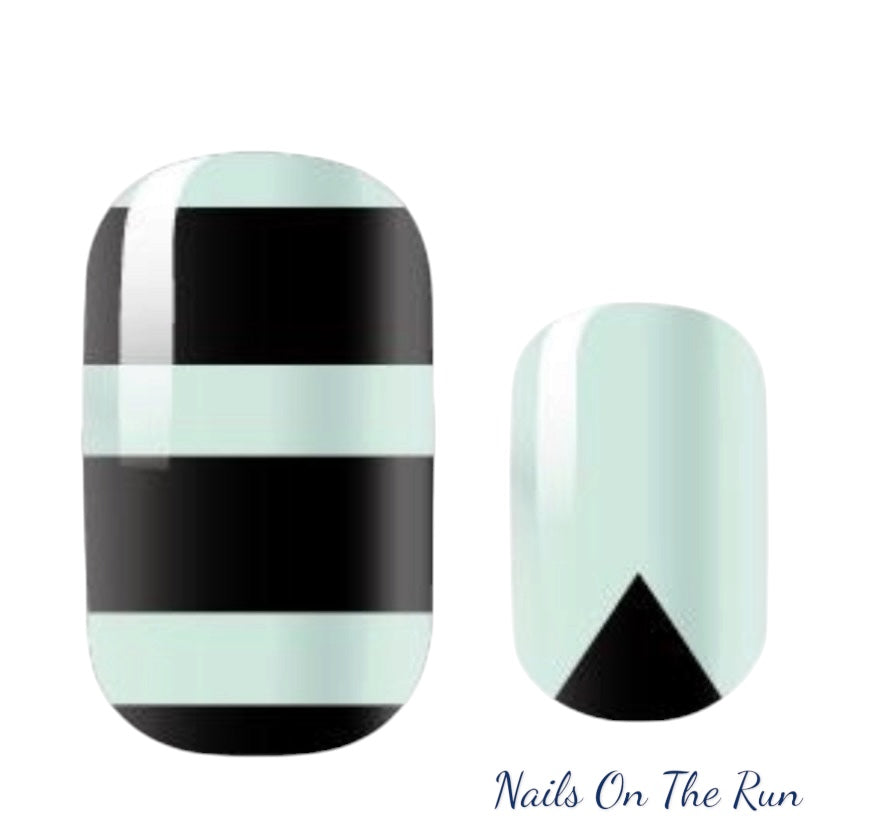 Nail Polish Wraps JK064 | Easy Apply Nail Stickers UK