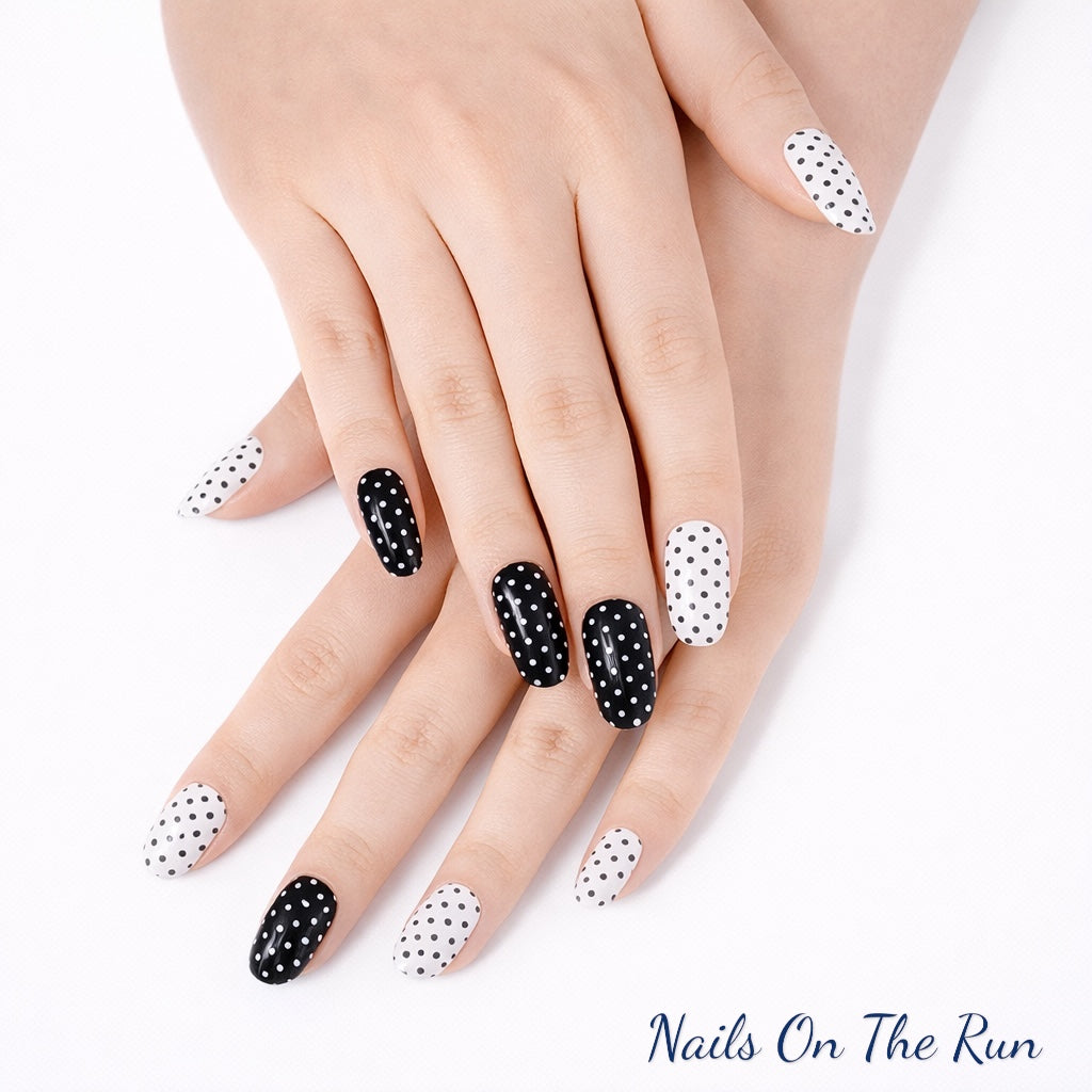 Semi Cured Gel Nail Wraps 689 | Salon FInish Nail Wraps Uk