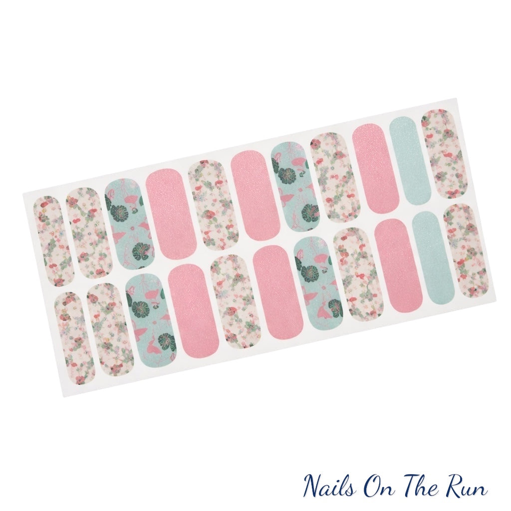 Nail Polish Wraps JK2007 | Easy Apply Nail Stickers UK