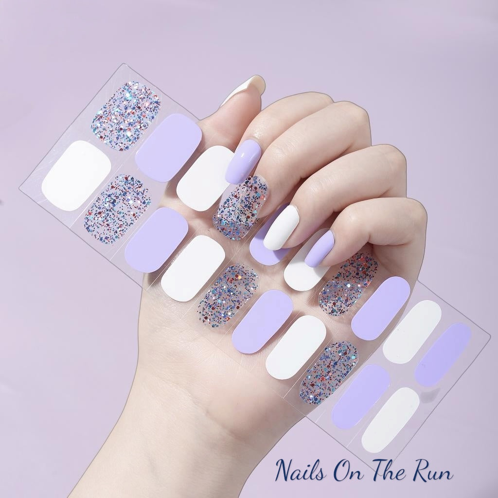 Gel Nail Wraps G168 | No Cure Gel Polish Nail Wraps UK