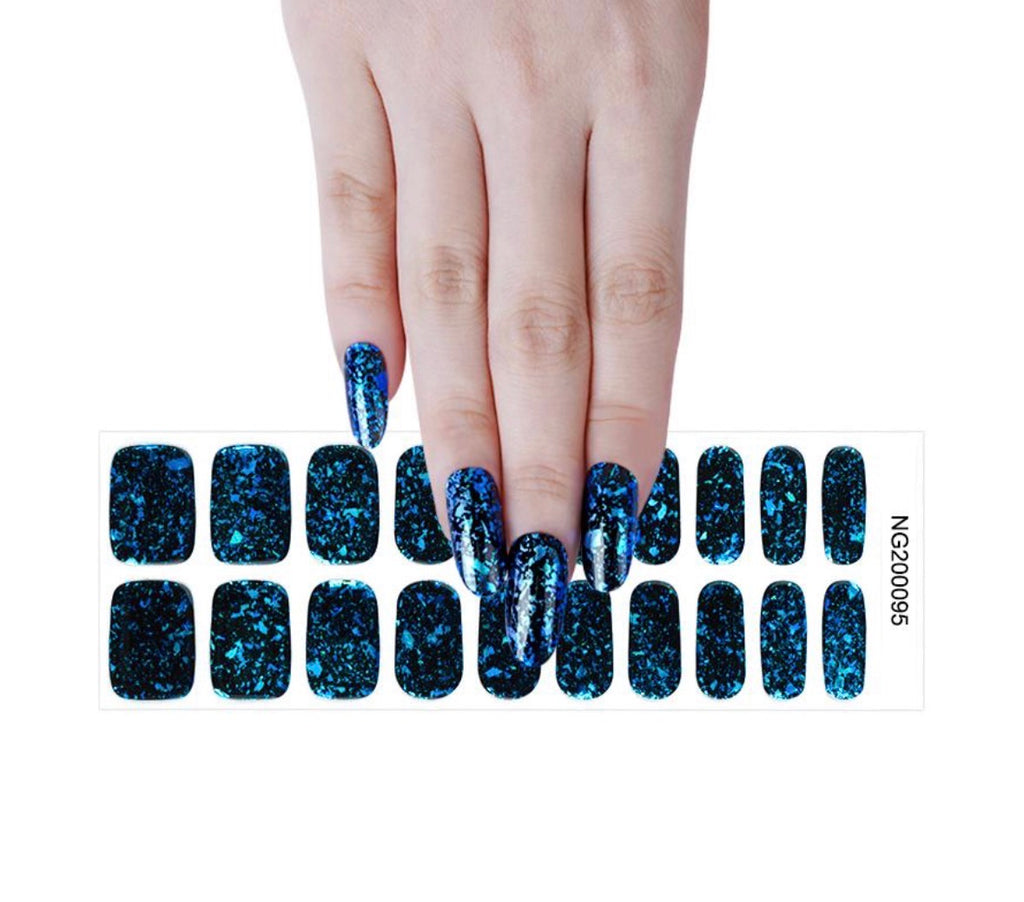 Semi Cured Gel Wraps 095 | Salon Finish Nail Wraps UK