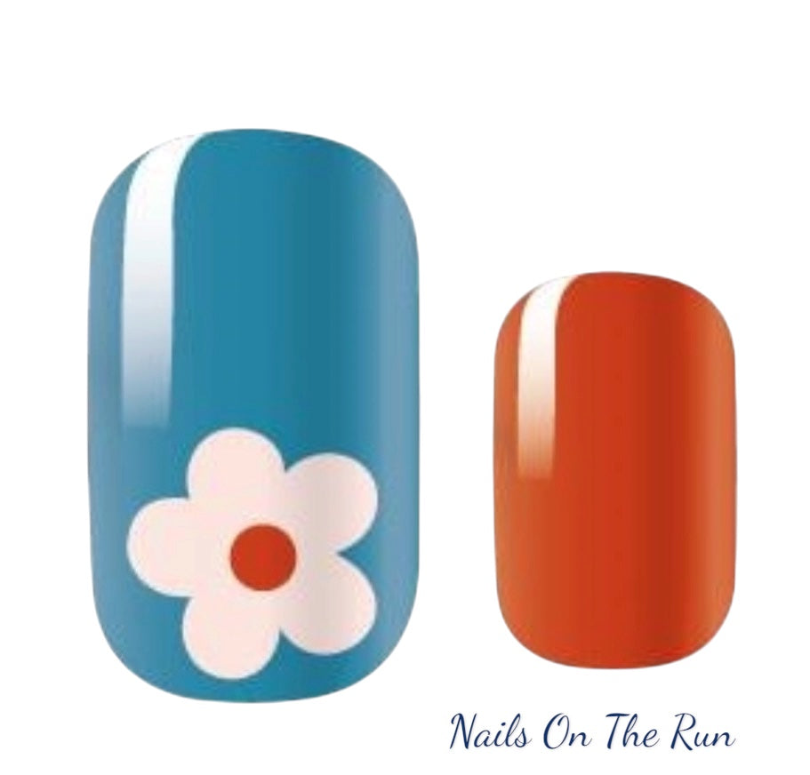 Nail Polish Wraps JK021 | Easy Apply Nail Stickers UK