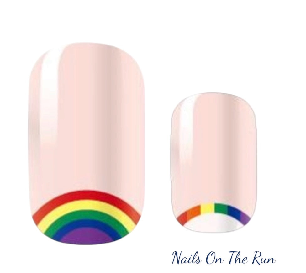Nail Polish Wraps JK040 | Easy Apply Nail Stickers UK
