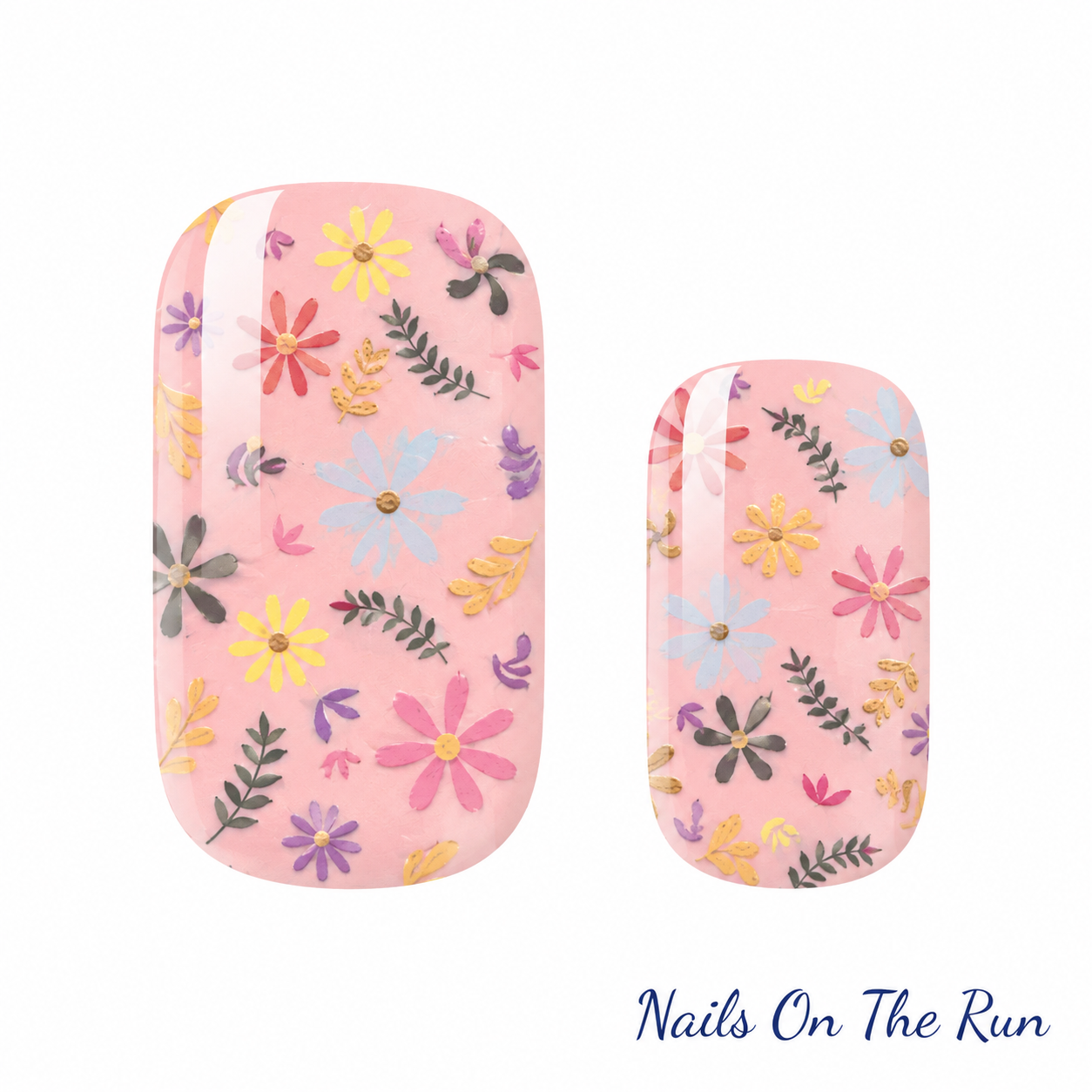 Nail Polish Wraps JK085 | Easy Apply Nail Stickers UK - £2.25