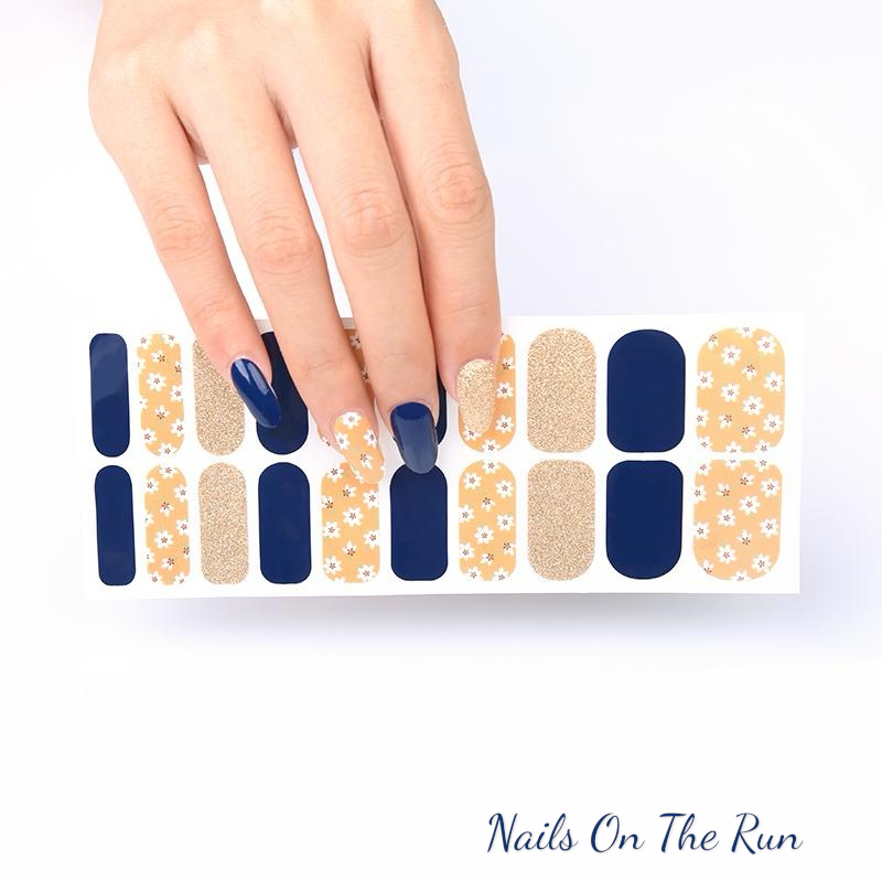 Nail Polish Wraps JK083 | Easy Apply Nail Stickers UK - £2.25