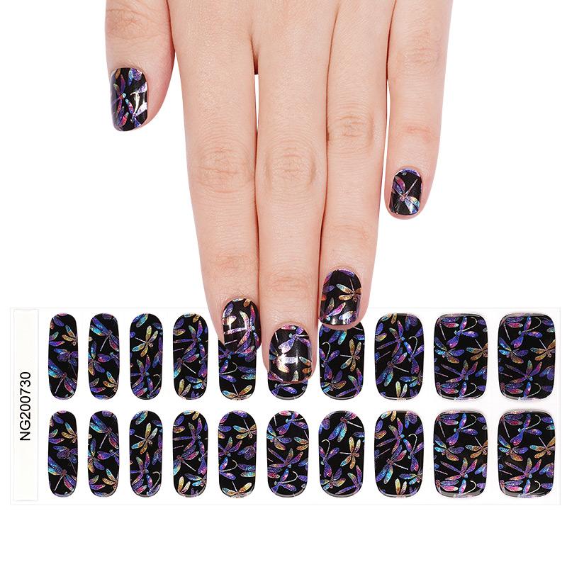 Semi Cured Gel Wraps 730 | Salon Finish Nail Wraps UK