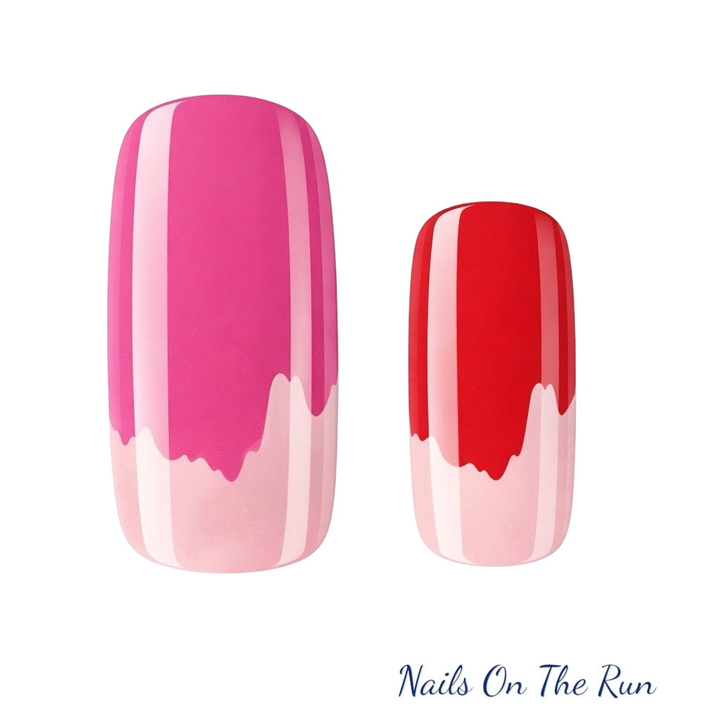 Semi Cured Gel Nail Wraps 499 | Salon Finish Nail Wraps UK