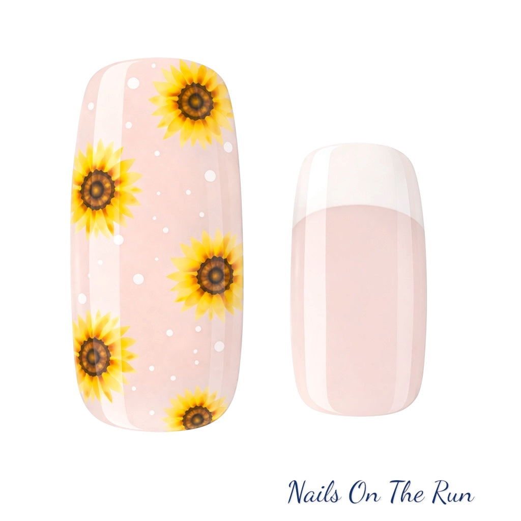 Semi Cured Gel Nail Wraps 354 | Salon Finish Nail Wraps UK