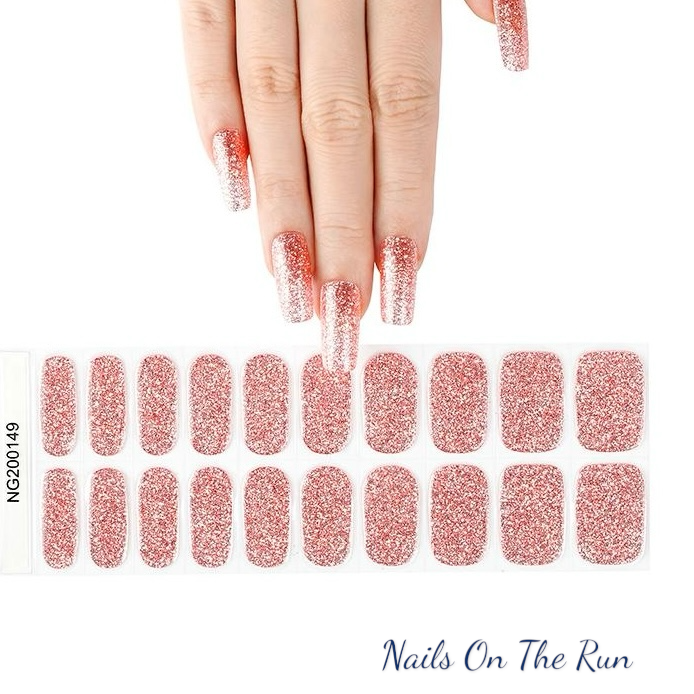 Semi Cured Gel Nail Wraps 149 | Salon Finish Nail Wraps UK