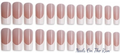 Press On Nails PON005 | Xlong Square False Nails UK