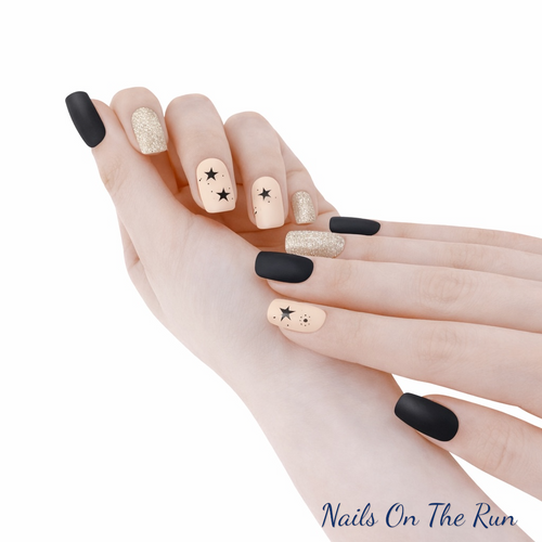 Gel Nail Wraps G007 | No Cure Gel Polish Nail Wraps UK