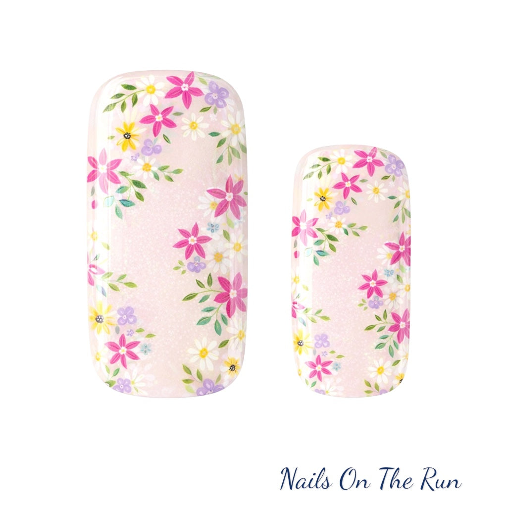 Semi Cured Gel Nail Wraps 157 | Salon Finish Nail Wraps UK