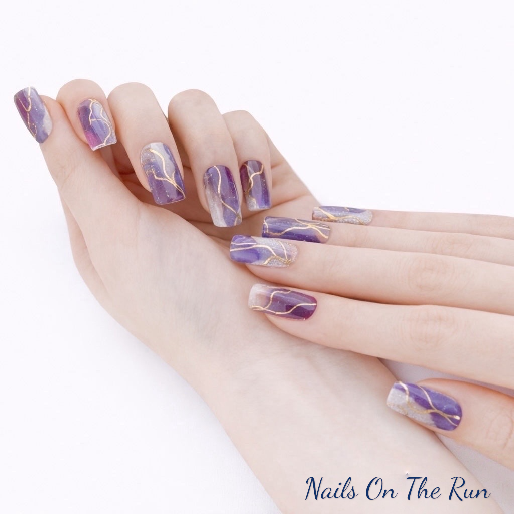 Gel Nail Wraps G203 | No Cure Gel Polish Wraps UK