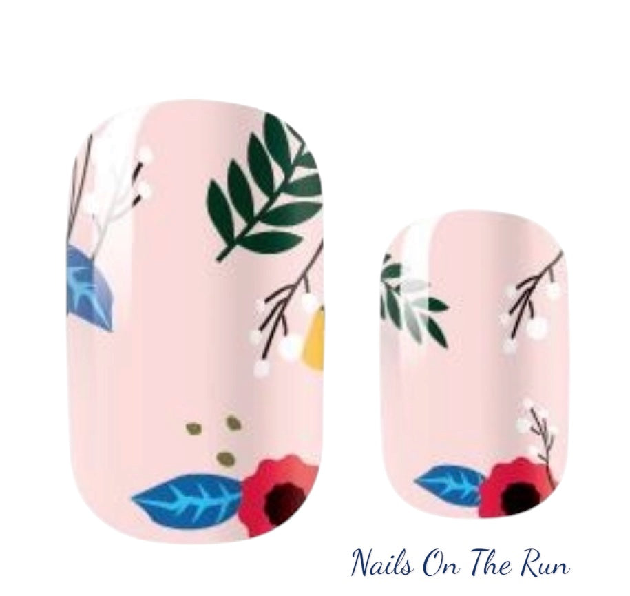 Nail Polish Wraps JK029 | Easy Apply Nail Stickers UK