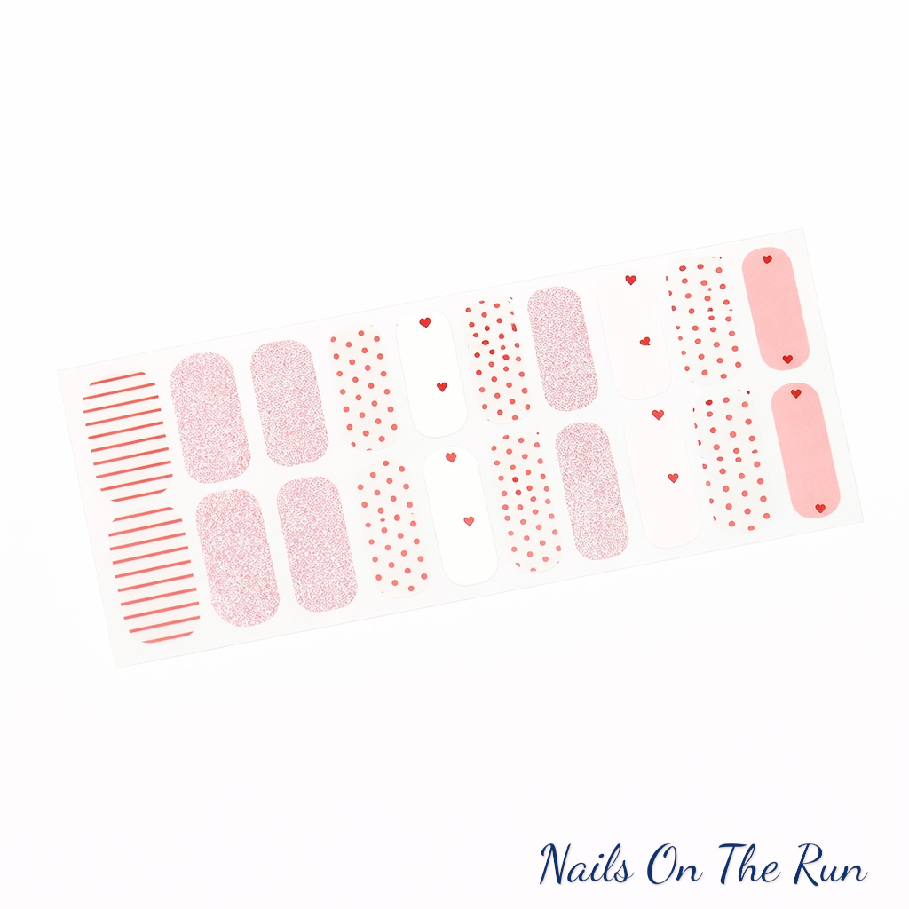 Nail Polish Wraps JK037 | Easy Apply Nail Stickers UK