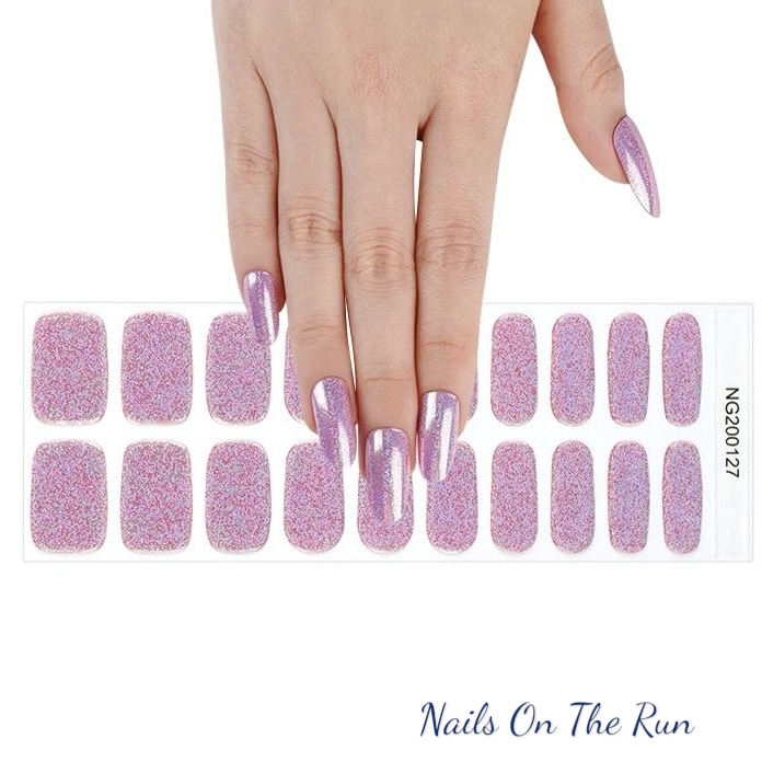 Semi Cured Gel Nail Wraps 127 | Salon Finish Nail Wraps UK