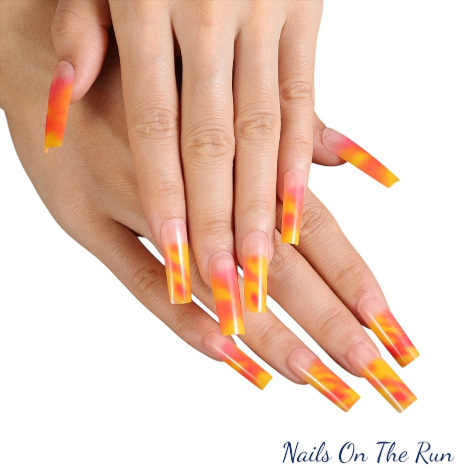 Press On Nails PON006 | Xlong Square False Nails UK