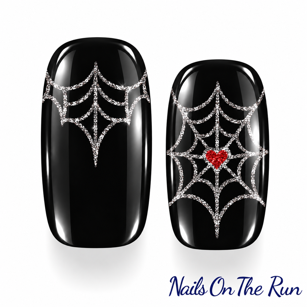 Gel Nail Wraps G112 | No Cure Gel Polish Nail Wraps UK - HALLOWEEN (design may very slightly)