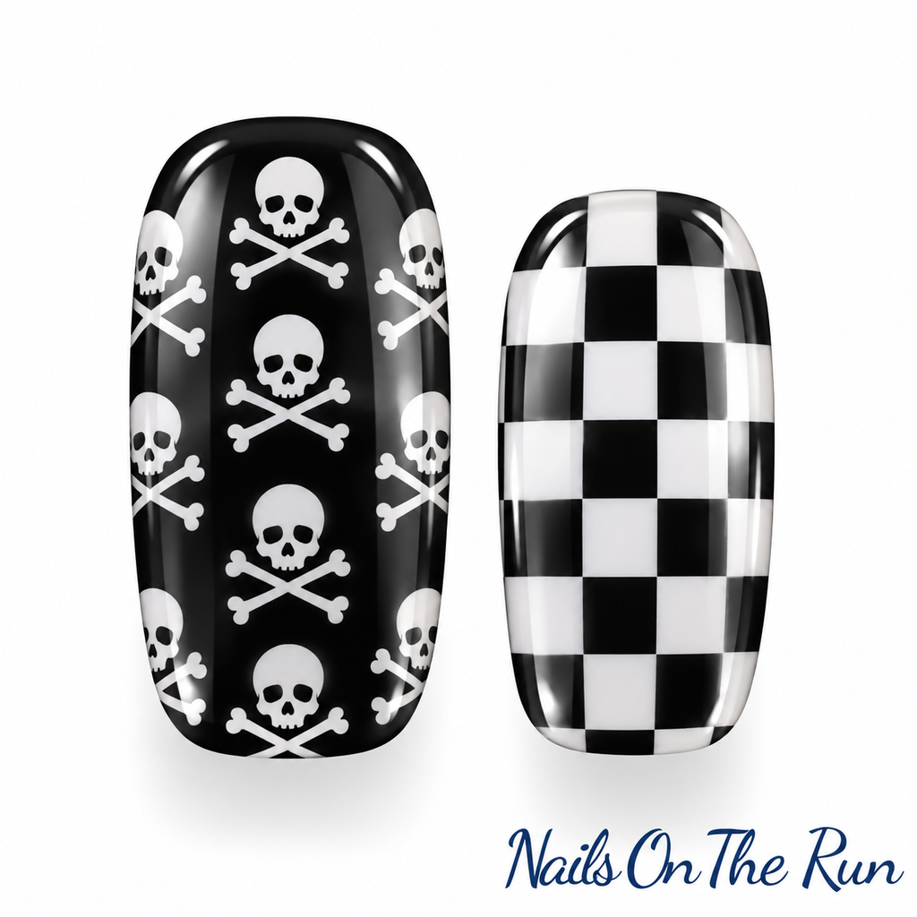 Gel Nail Wraps G114 | No Cure Gel Polish Nail Wraps UK - HALLOWEEN