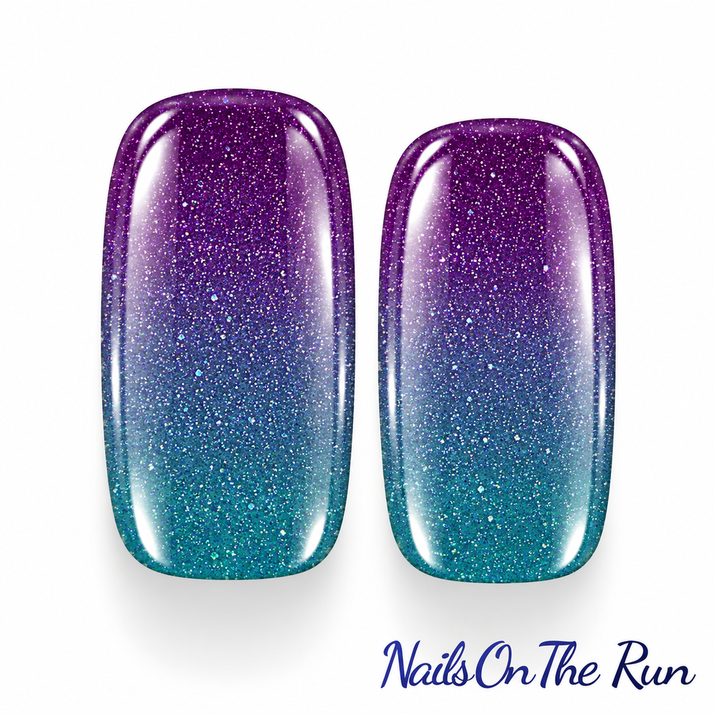 Gel Nail Wraps G128 | No Cure Gel Polish Nail Wraps UK