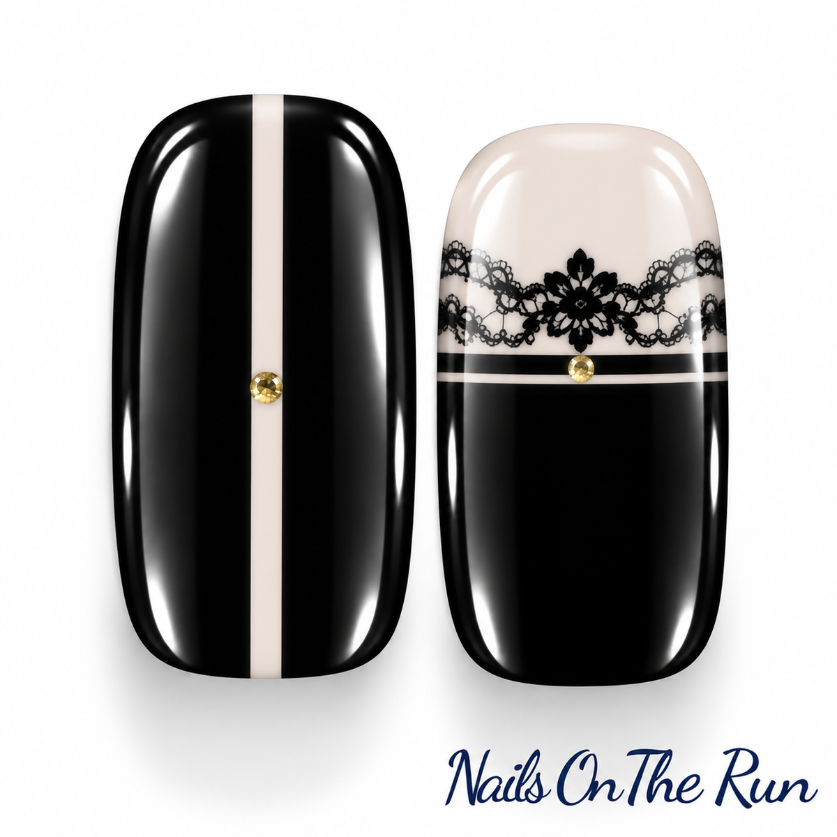 Gel Nail Wraps G175 | No Cure Gel Polish Nail Wraps UK