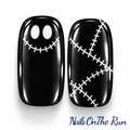 Gel Nail Wraps G200 | No Cure Gel Polish Nail Wraps UK - HALLOWEEN - Glow In The Dark