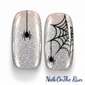 Gel Nail Wraps G201 | No Cure Gel Polish Nail Wraps UK - HALLOWEEN - Part Clear Background