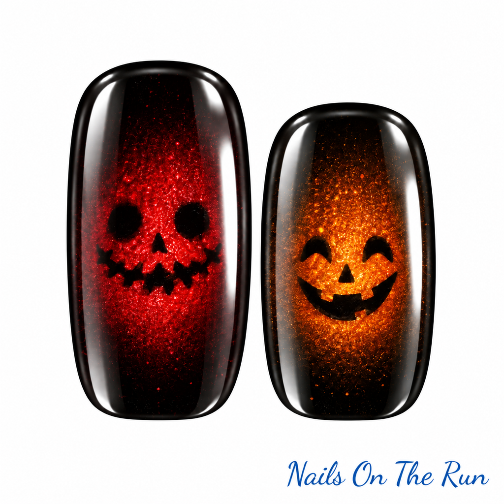 Semi Cured Gel Wraps 432 | Salon Finish Nail Wraps UK - HALLOWEEN