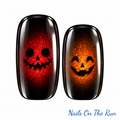 Semi Cured Gel Wraps 432 | Salon Finish Nail Wraps UK - HALLOWEEN