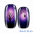 Semi Cured Gel Wraps 436 | Salon Finish Nail Wraps UK - HALLOWEEN