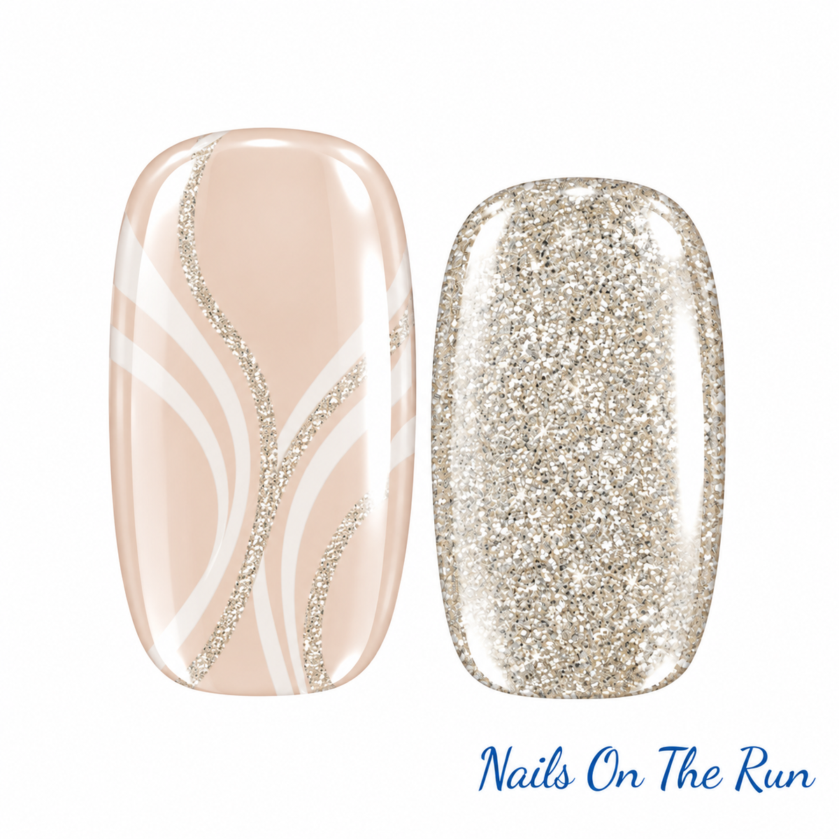 Semi Cured Gel Wraps 562 | Salon Finish Nail Wraps UK