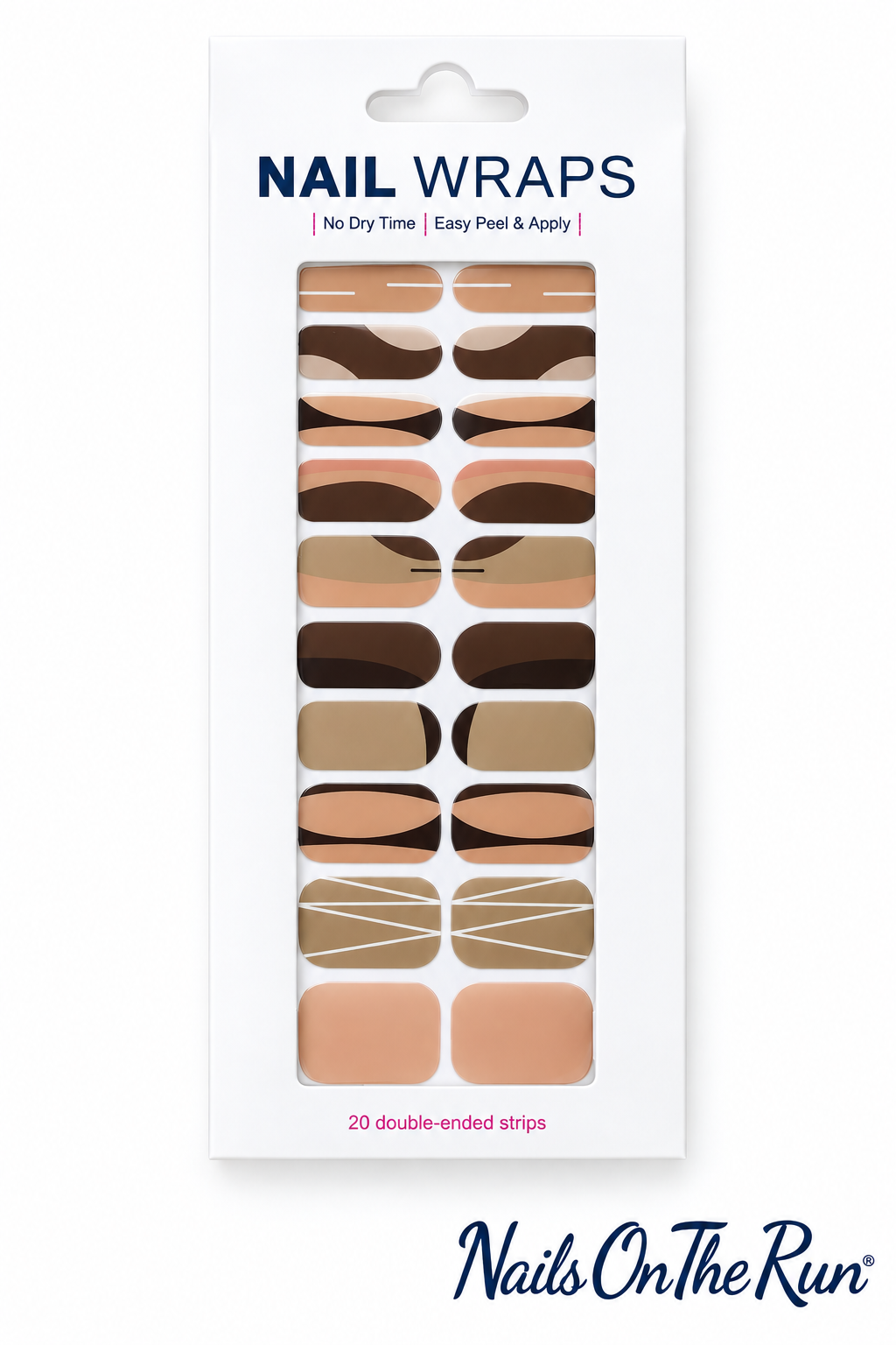 Nail Polish Wraps JK081 | Easy Apply Nail Stickers UK