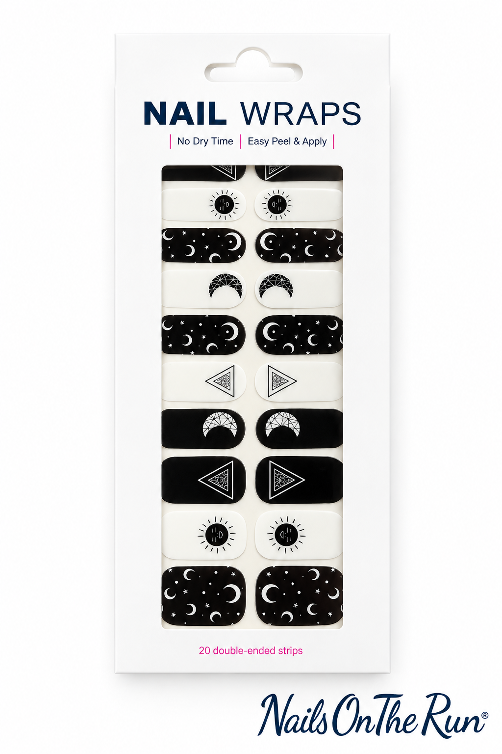 Nail Polish Wraps JK151 | Easy Apply Nail Stickers UK