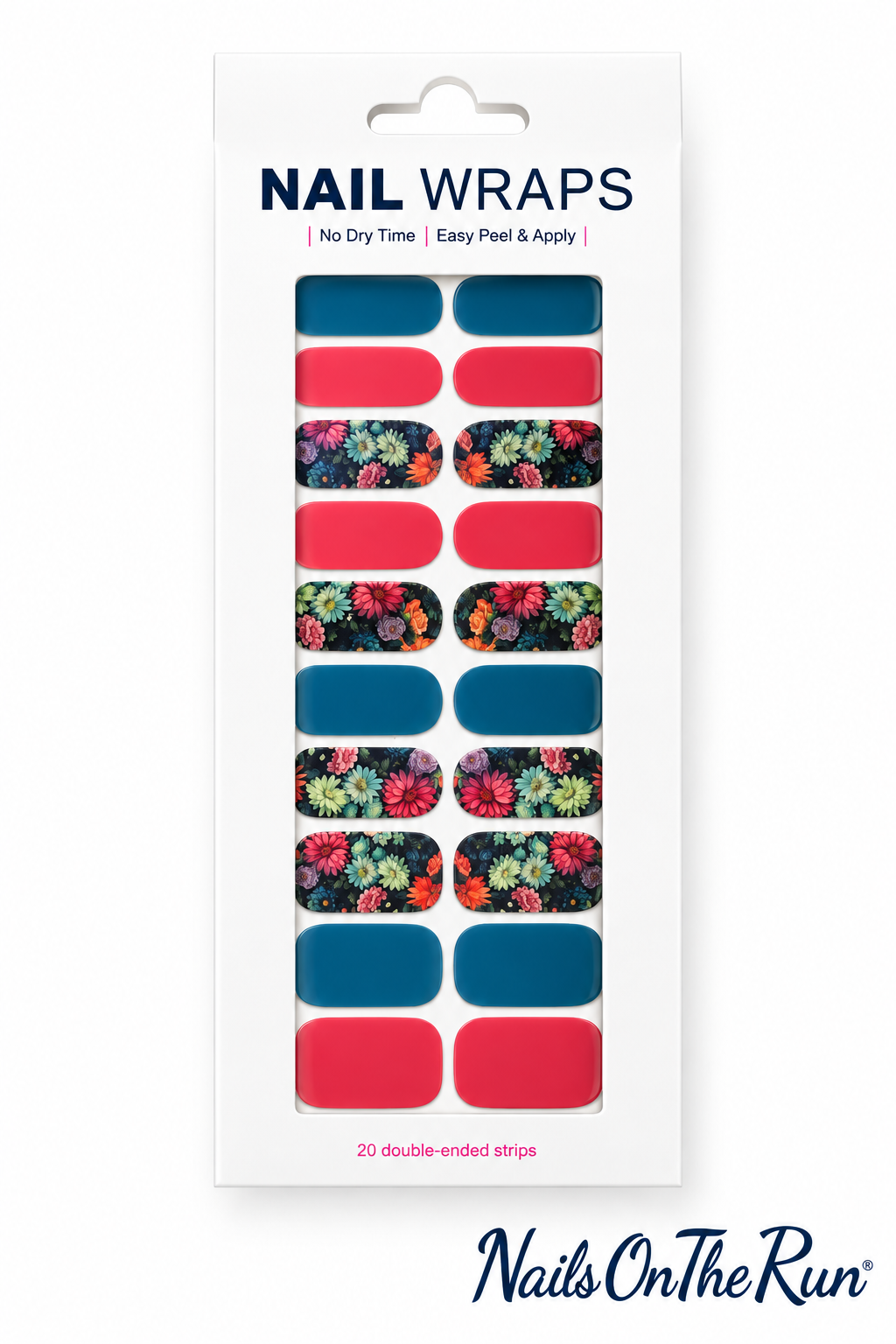 Nail Polish Wraps JK171 | Easy Apply Nail Stickers UK