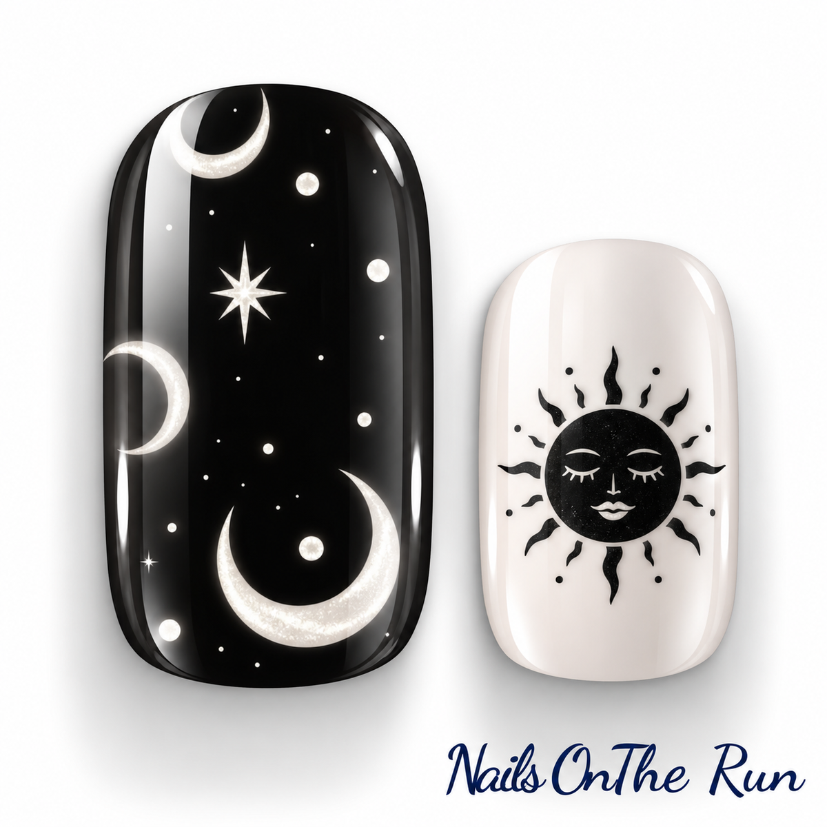 Nail Polish Wraps JK151 | Easy Apply Nail Stickers UK