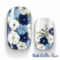 Nail Polish Wraps JK165 | Easy Apply Nail Stickers UK