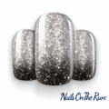 Nail Polish Wraps JK2132 | Easy Apply Nail Stickers UK - Glitter Ombre